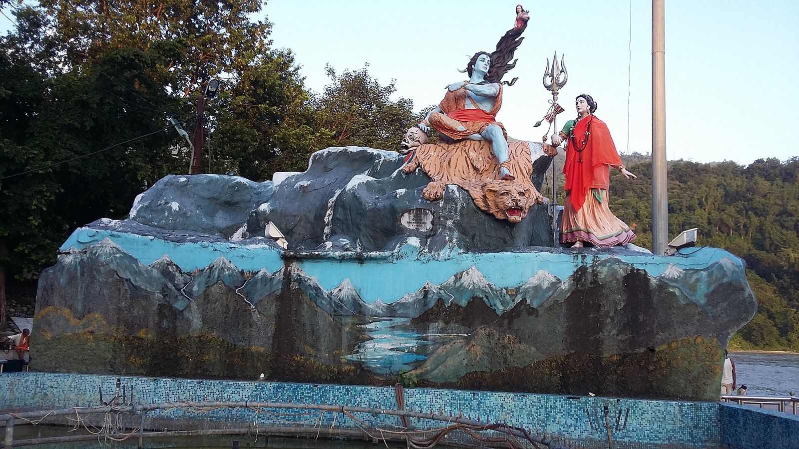 Triveni Ghat on the Ganga at Rishikesh