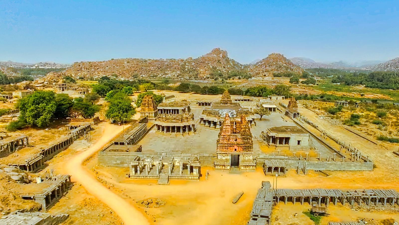 The Vitthala temple complex at Hampi